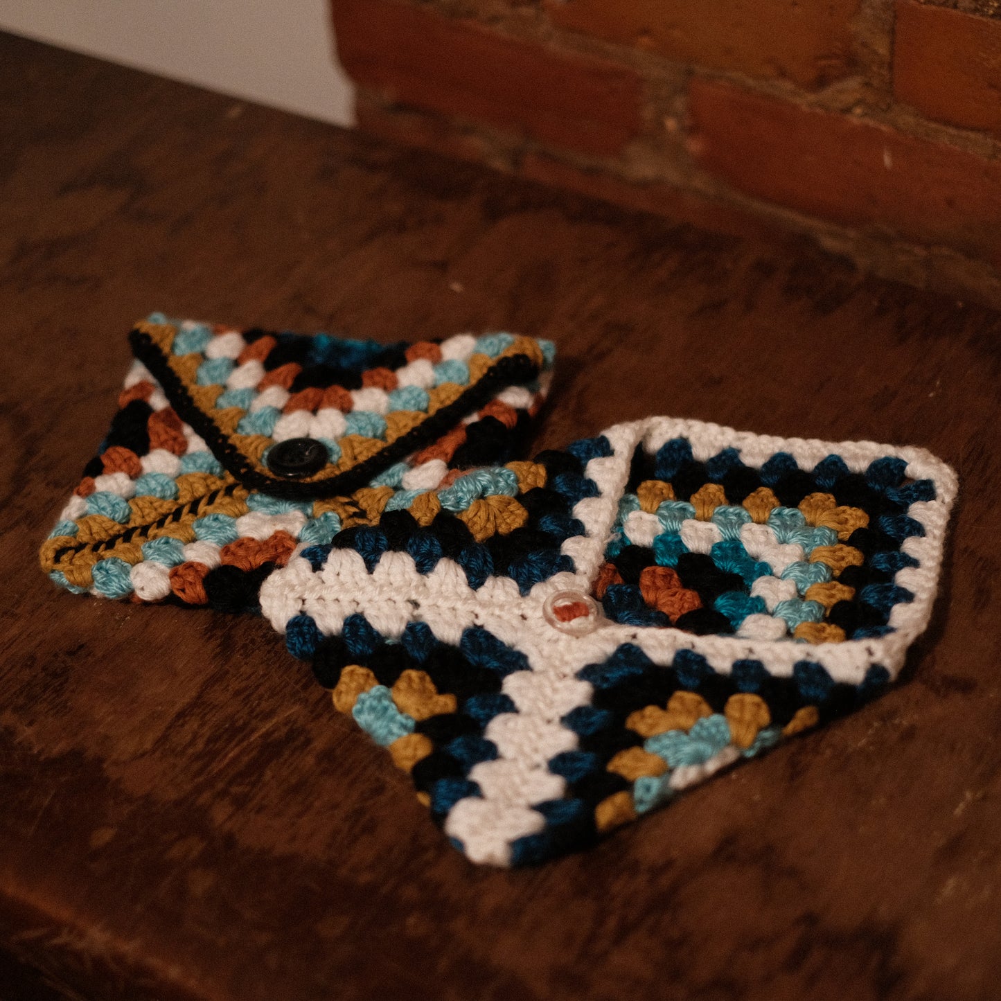 Granny square sleeve (envelope-style)