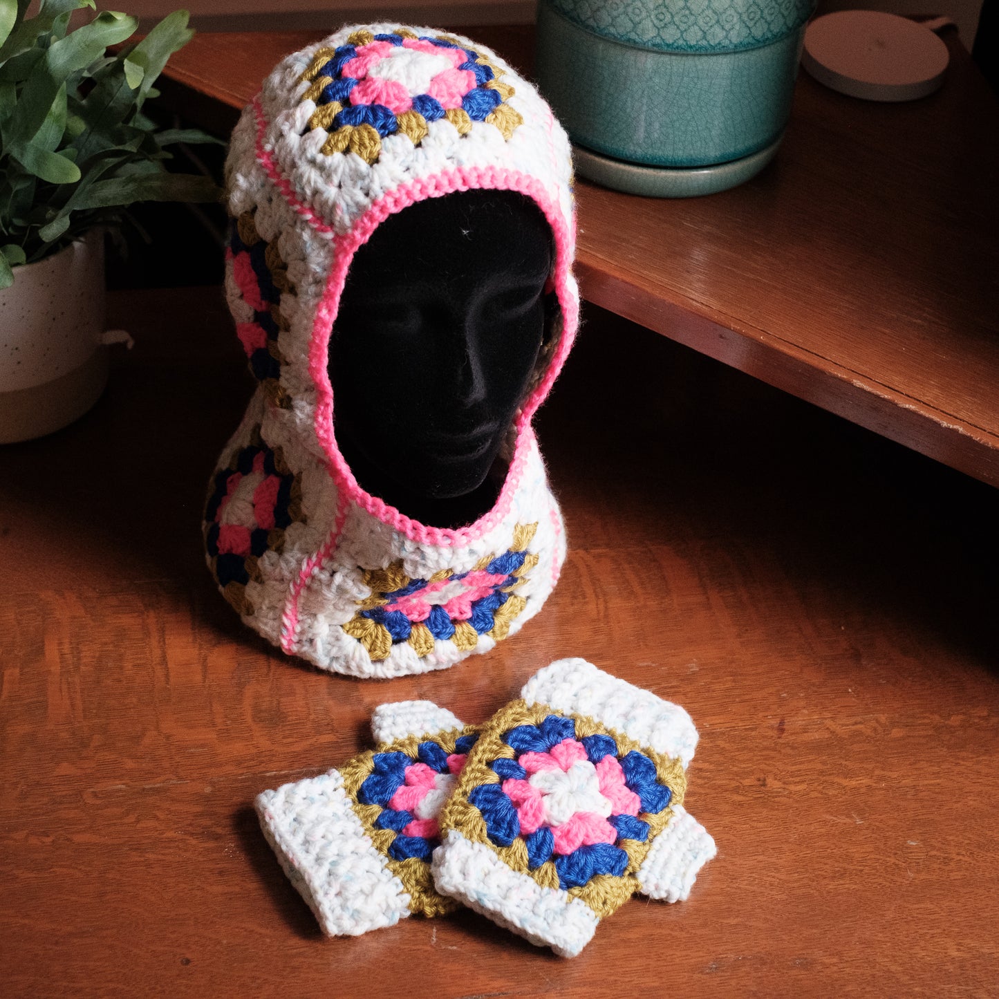 Balaclava & Fingerless Gloves